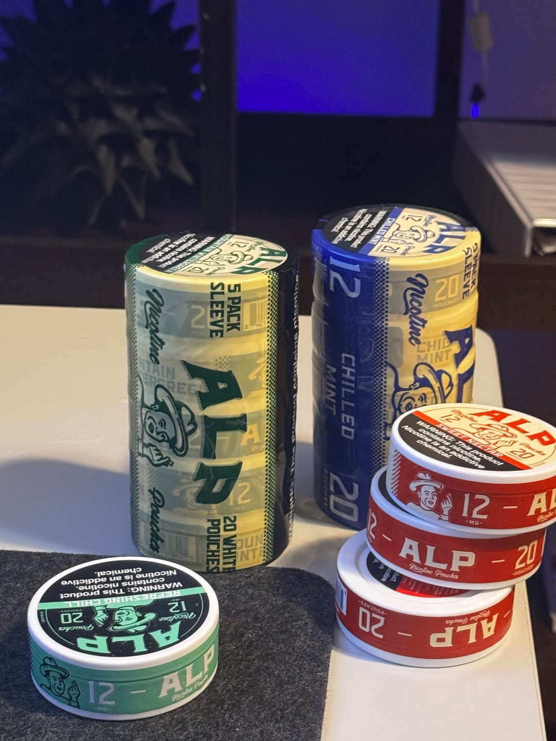 Customer photo review of 30 Pack Nicotine Pouches Combo