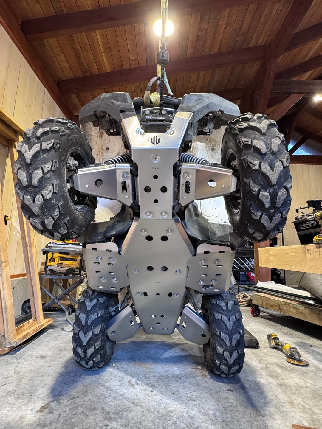 Customer photo review of Full Skid Plate Kit — Yamaha Grizzly 550/700 (2007+)