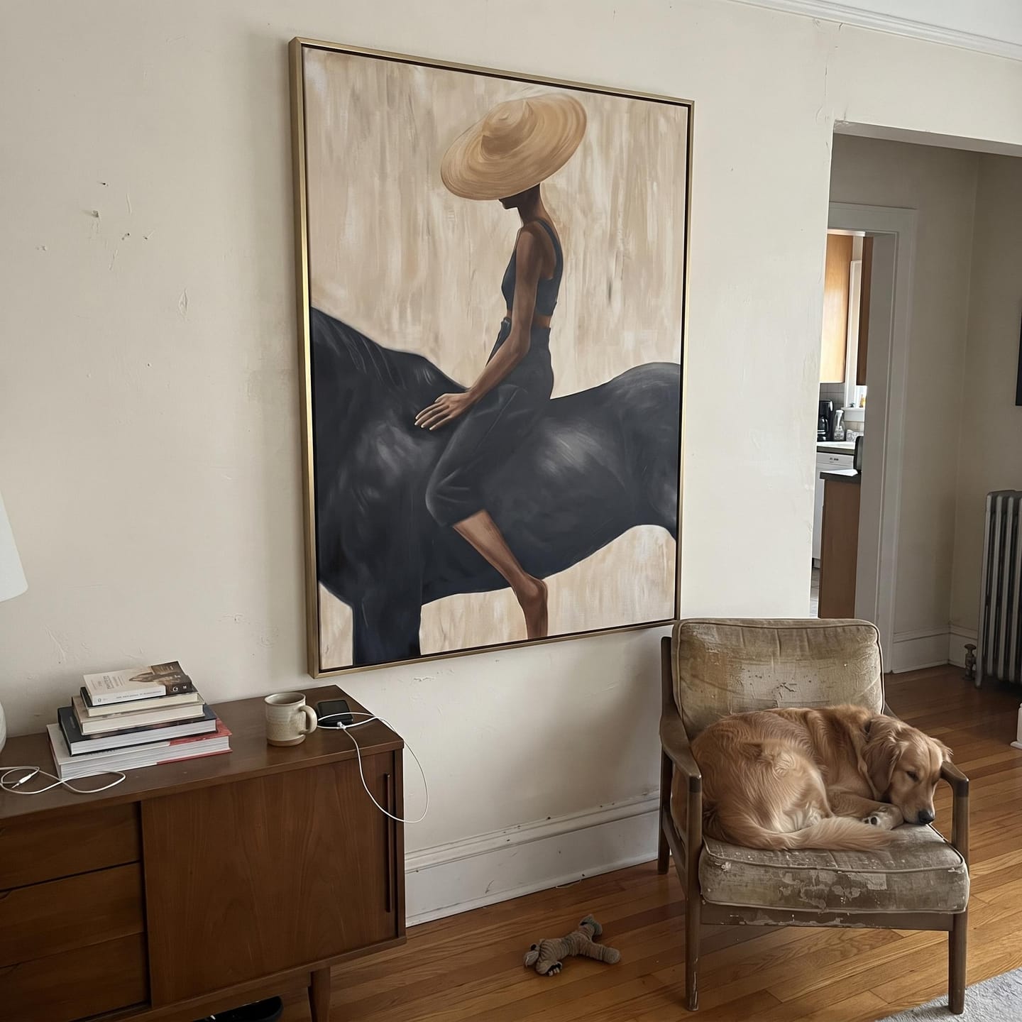 Customer photo review of Vintage Americana Art | Silent Ascent