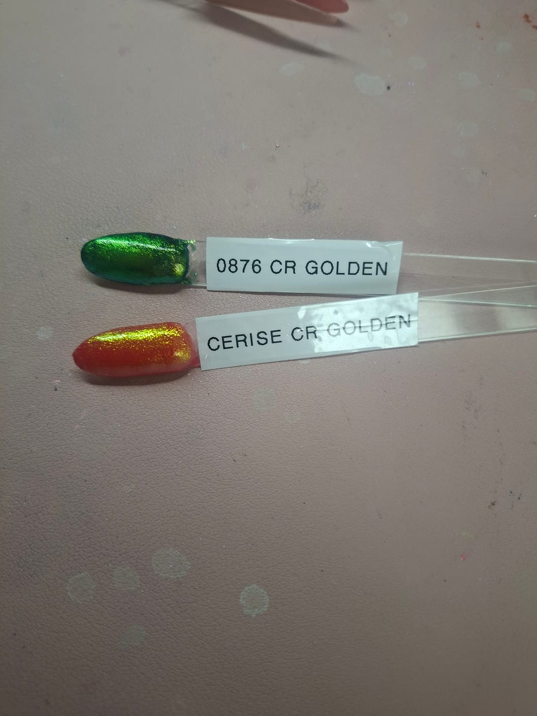 Customer photo review of Golden Shift Chrome Powder