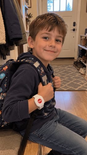 Customer photo review of SOS Alert Wristband