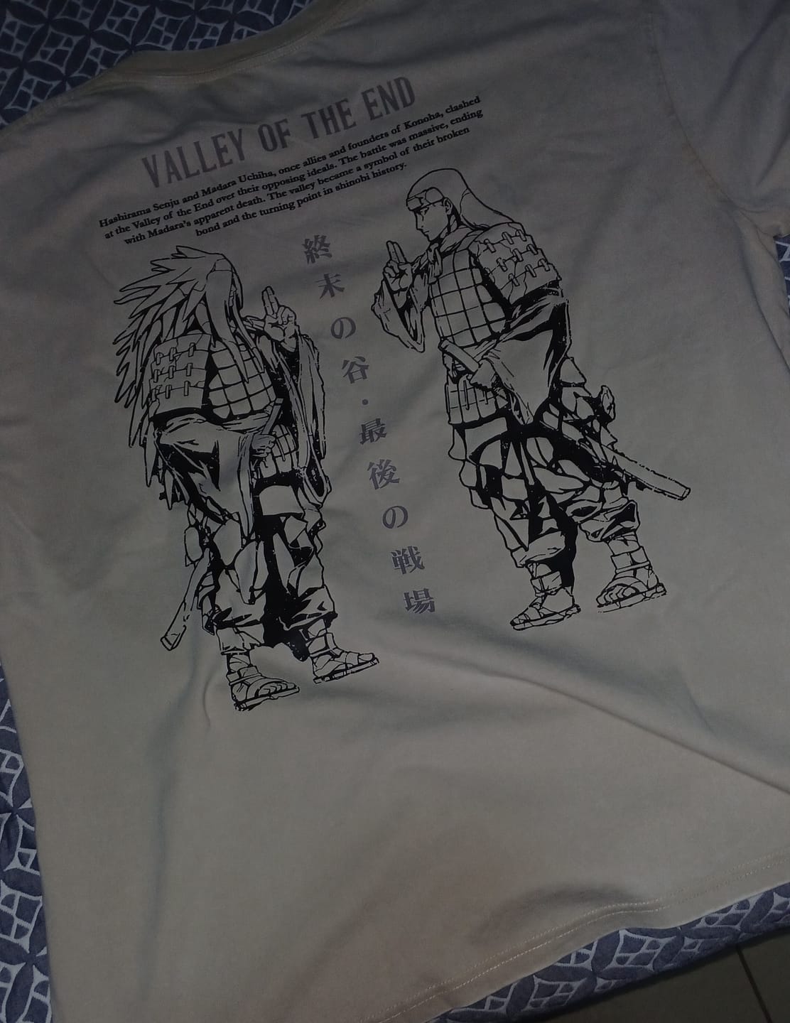 Customer photo review of Camisa Valle del Fin - Naruto