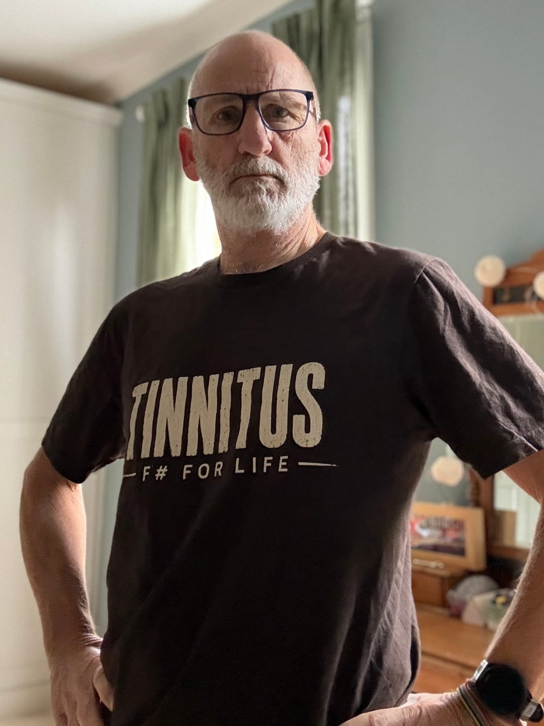 Customer photo review of Tinnitus For Life T-Shirt