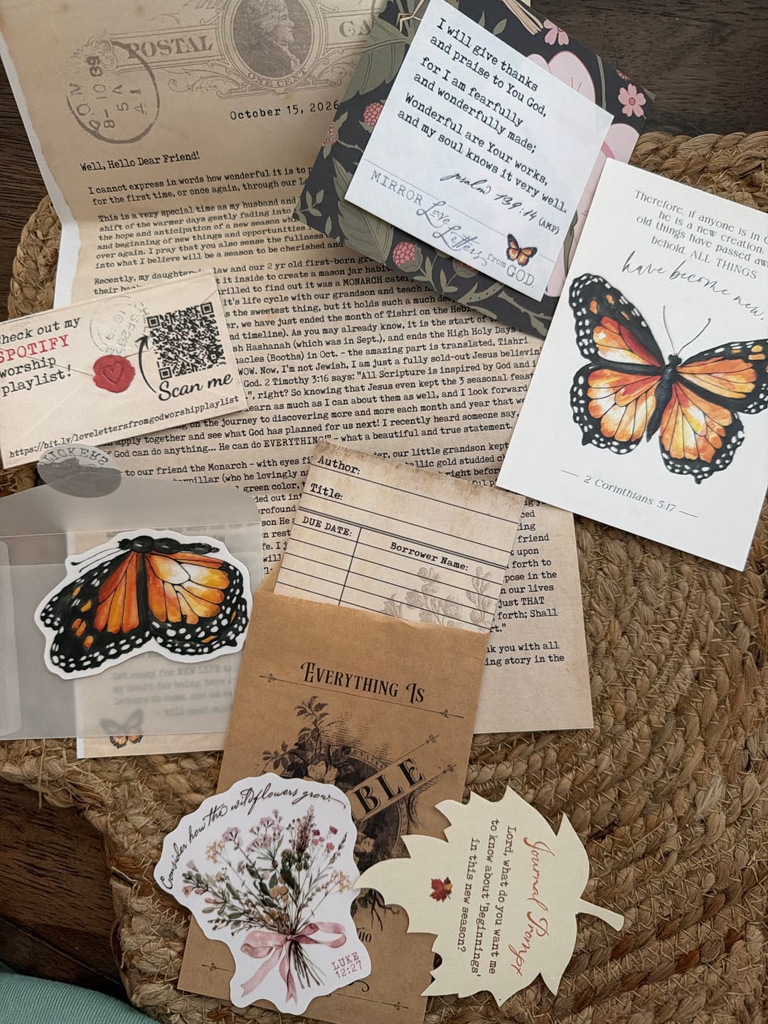 Customer photo review of Love Letters From GOD ♥ Snail Mail Club