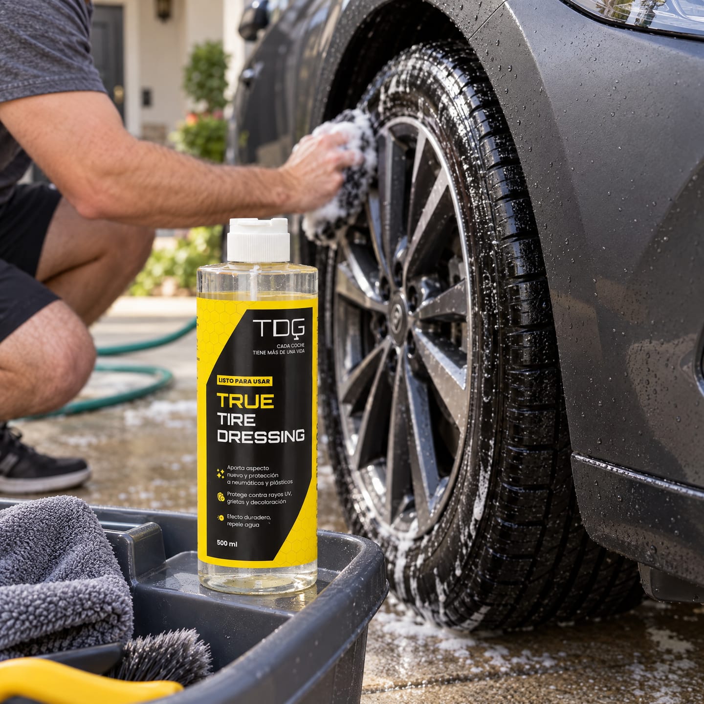 Customer photo review of Abrillantador  de Neumáticos y plásticos True Tire Dresing
