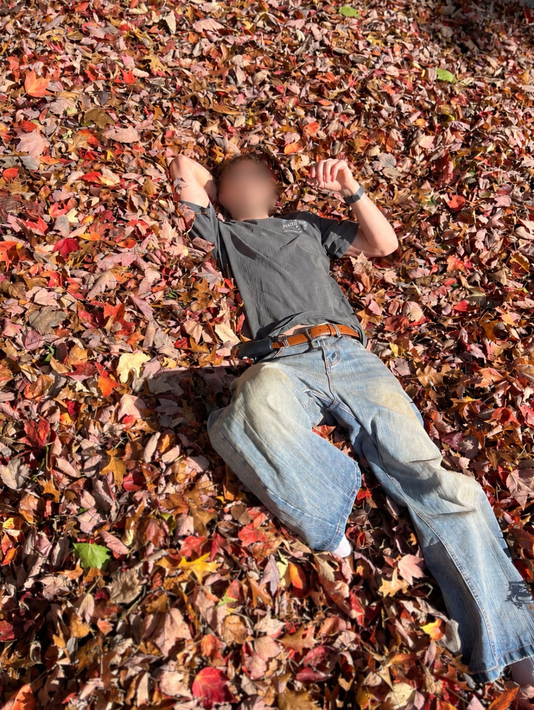 Customer photo review of Washed  Bamboo Weave Baggy Bootcut Jeans | Inflation Streetwear