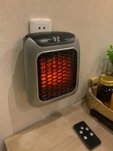 Customer photo review of HEATEC – Energy-Efficient Portable Comfort Heater with Powerful Heating Performance & Safety System, No Installation Required | Up to 20 m²