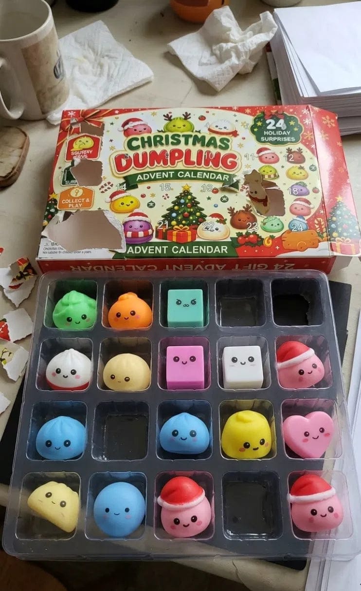 Customer photo review of Christmas Dumpling Advent Calendar - Personalized Christmas Gifts For Your Kids 2026