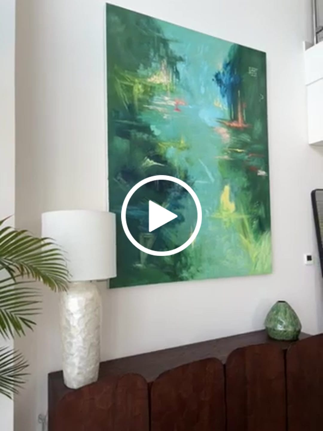 Customer video review of Colorful Painting #CA374