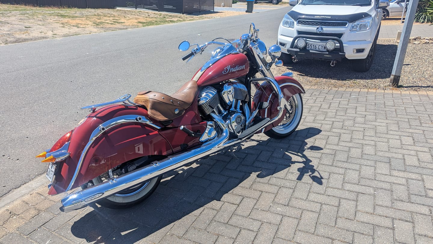 Customer photo review of Indian Motorcycle Turn Signal Lenses