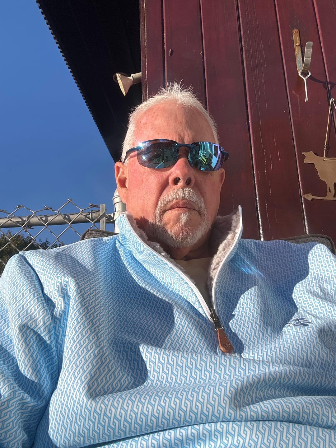 Customer photo review of Heathered 1/4 Zip