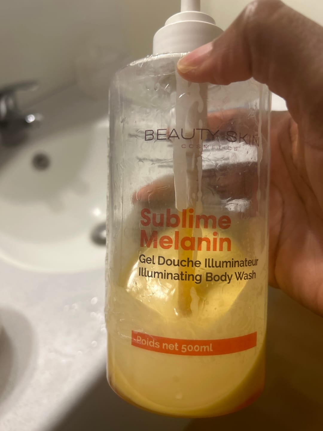 Customer photo review of SUBLIM MELANIN- Gel douche illuminateur