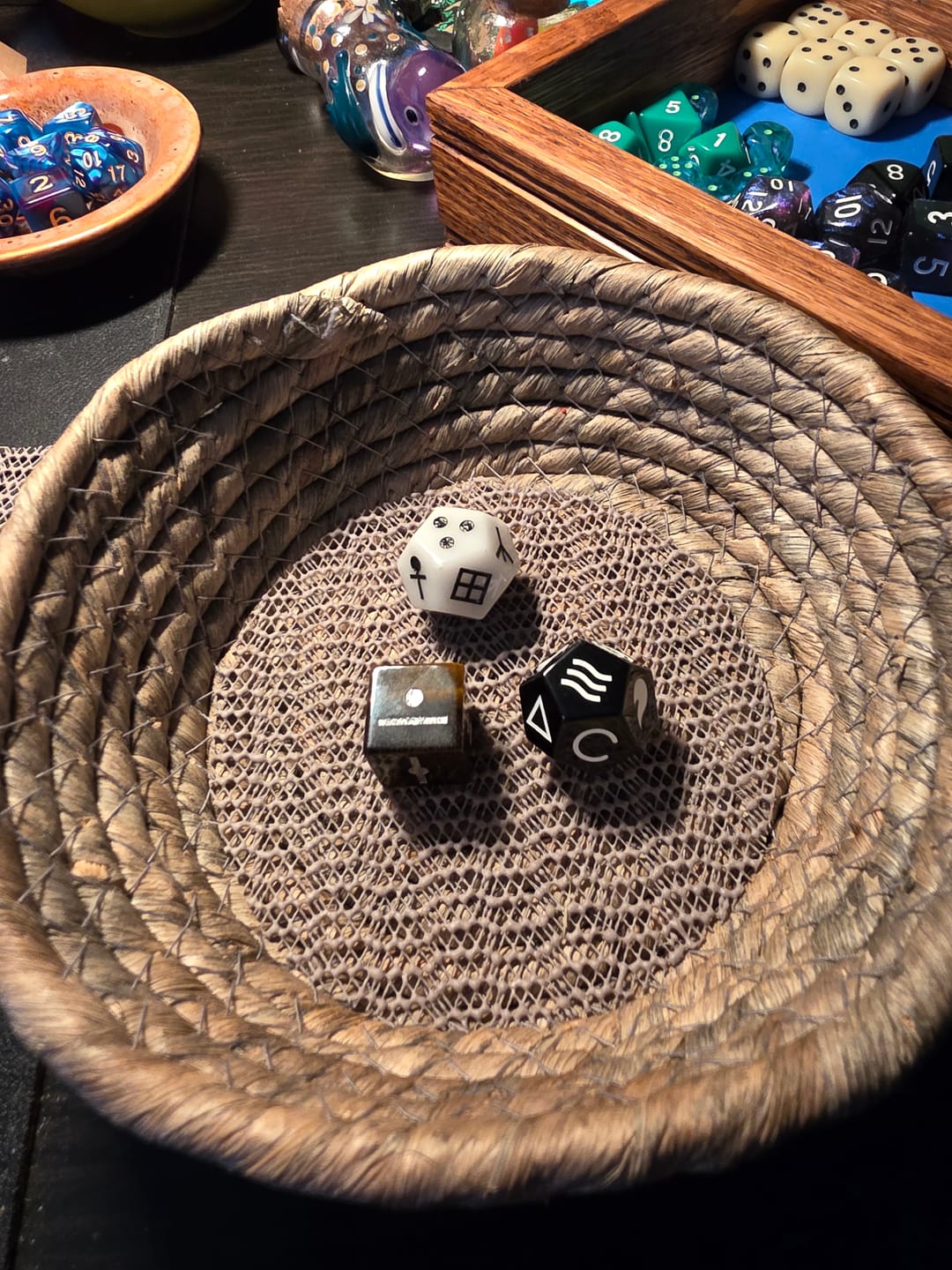 Customer photo review of Prima Materia - an alchemical oracle for solo role-playing, worldbuilding, and creative inquiry
