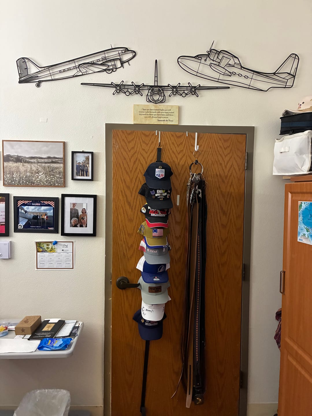 Customer photo review of C-130H Hercules Front Silhouette Metal Wall Art