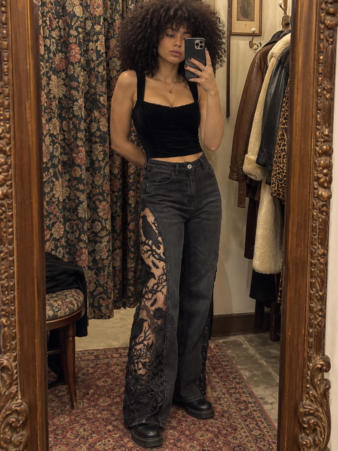Customer photo review of Noctavella Gothic Jeans
