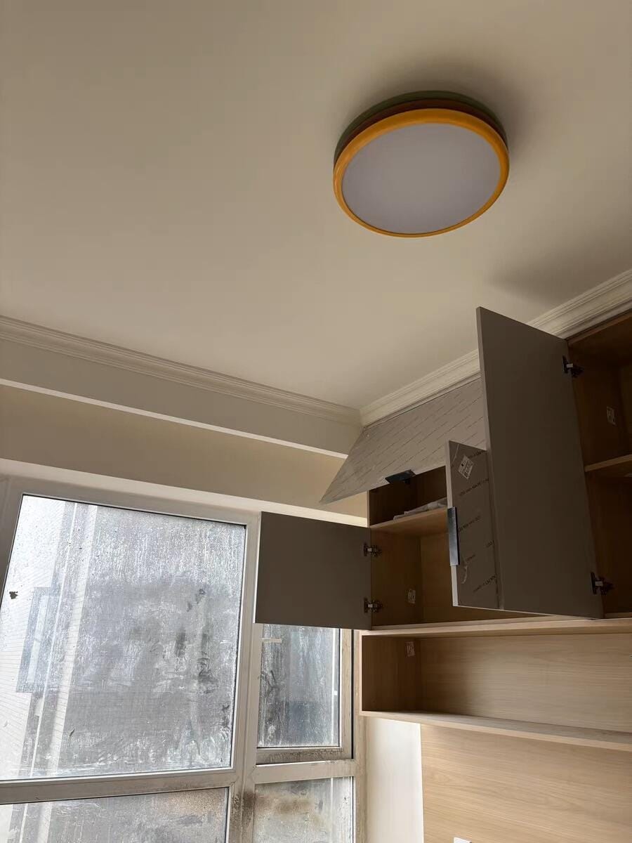 Customer photo review of Stacked Acrylic Ceiling Light, 50 cm Round, Integrated LED