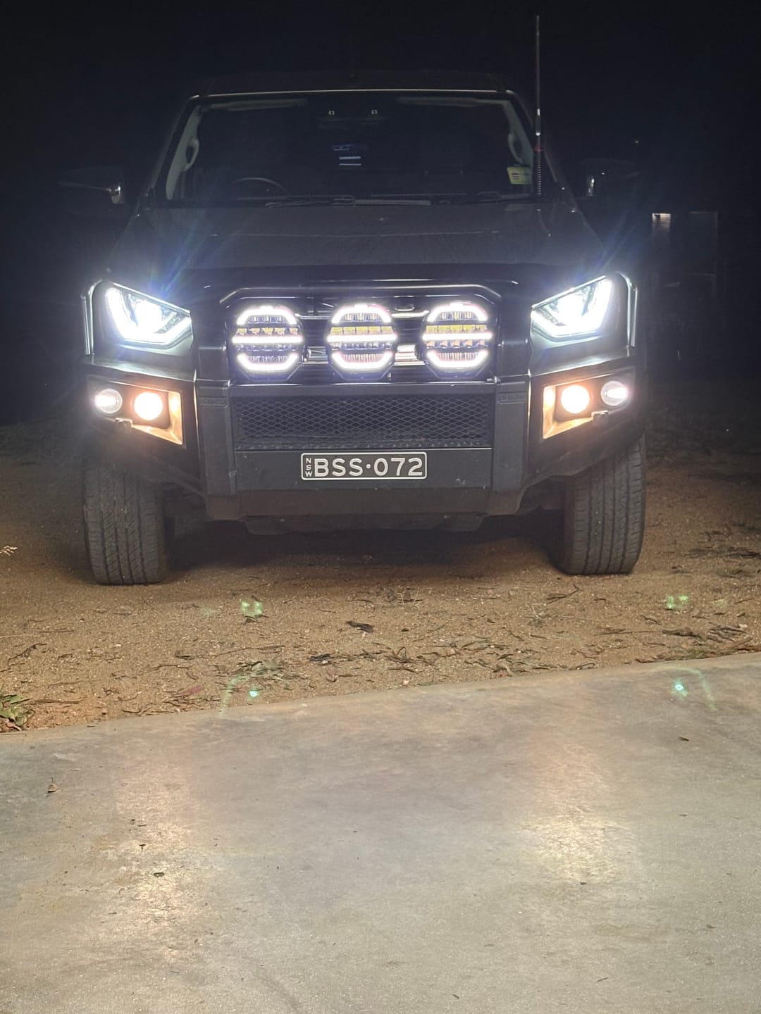 Customer photo review of Covert 9 Inch LED Driving Lights (PAIR W/HARNESS)