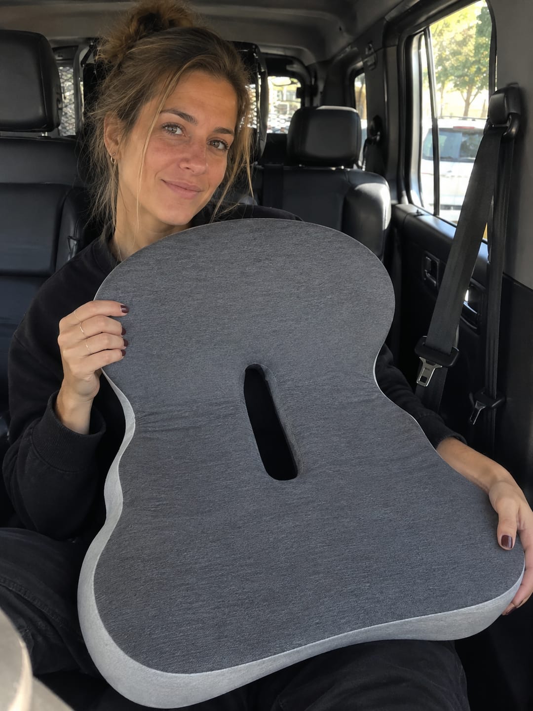 Customer photo review of SoftBack™ Ergonomic Seat Cushion