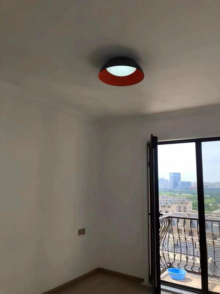 Customer photo review of Low Profile Ceiling Light, Round Aluminium, Integrated LED, 3000 K