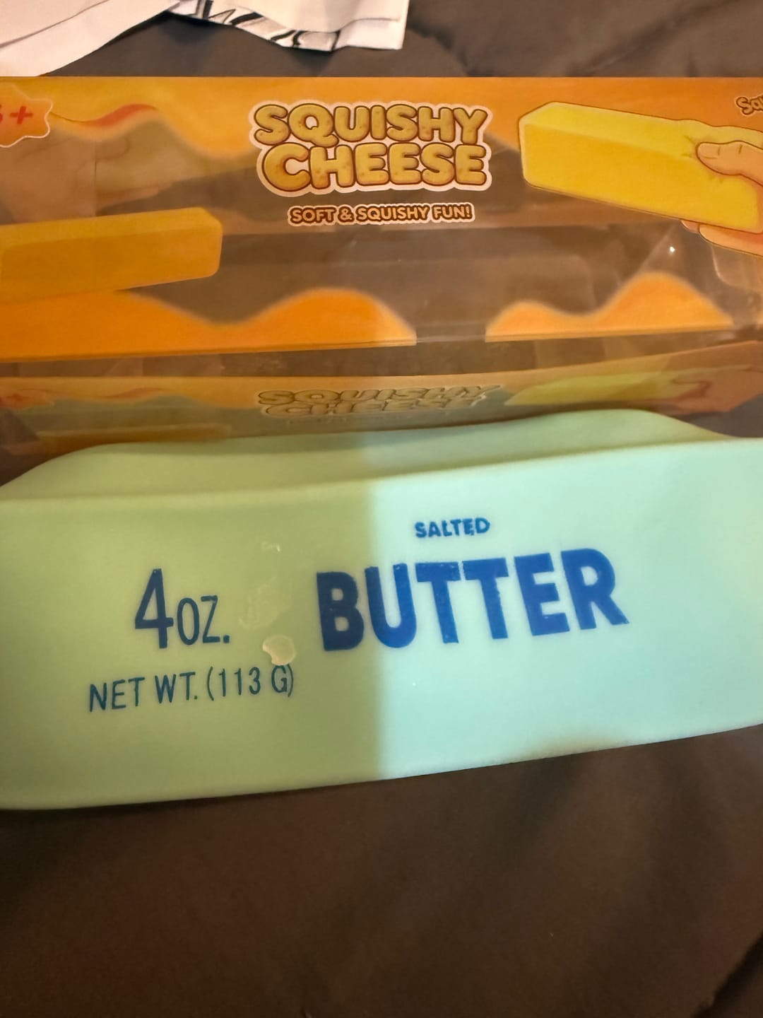 Customer photo review of Crunchy Butter Squishy - Blue