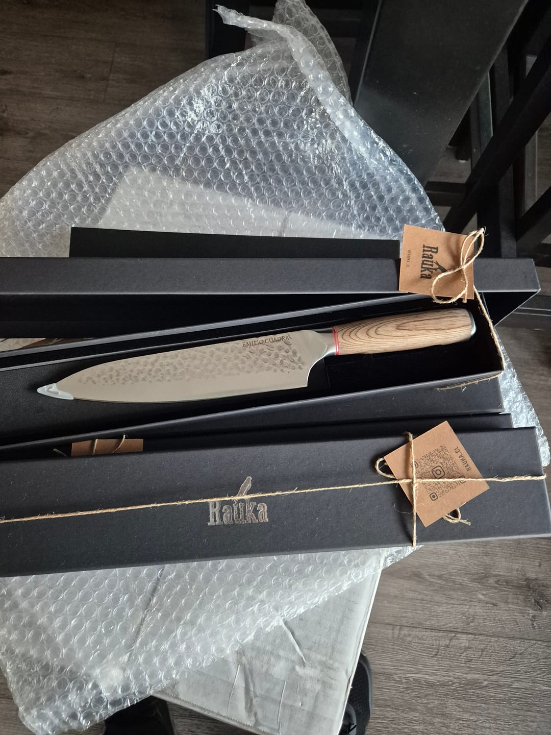 Customer photo review of Cuchillo Parrillero de Acero Inoxidable 34cm "Huemul"