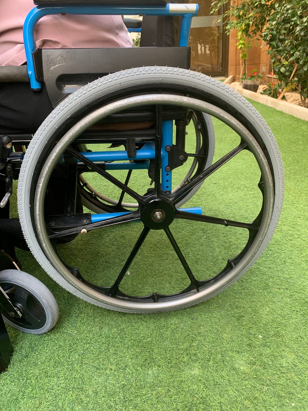 Customer photo review of Câmara de Ar para Pneu de Cadeiras de Rodas