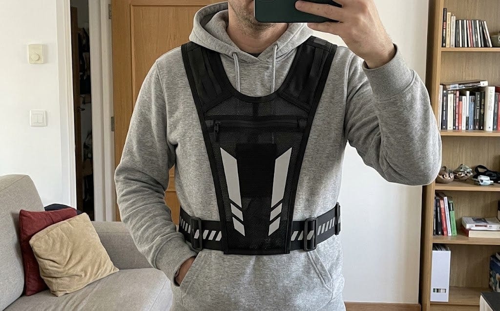 Customer photo review of Chaleco reflectante deportivo