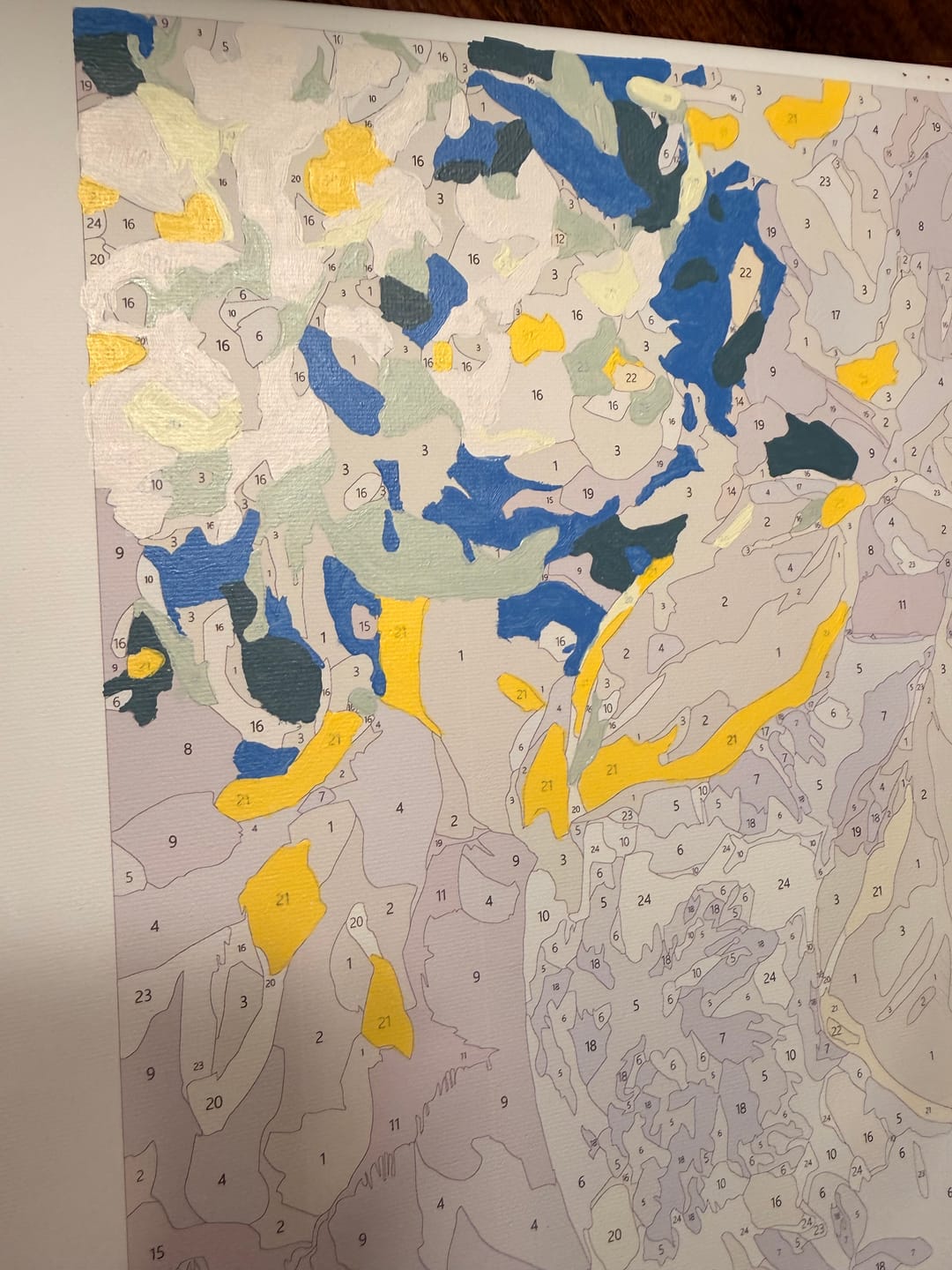 Customer photo review of Lemons and Wine | Paint by Numbers