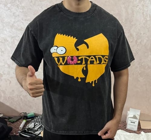 Customer photo review of Wutang Unisex Vintage T-Shirt