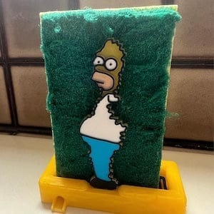 Customer photo review of Homer Sponge Holder
