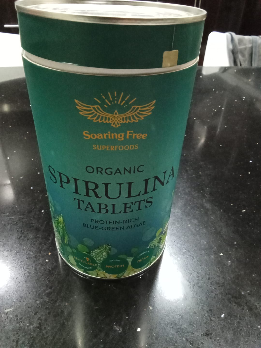 Customer photo review of Organic Spirulina (Powder & Tablets)