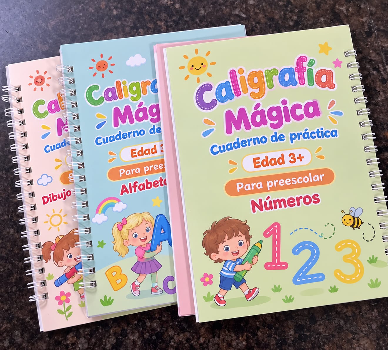 Customer photo review of Cuadernos Mágicos Luditrazo – Traza, Borra y Repite