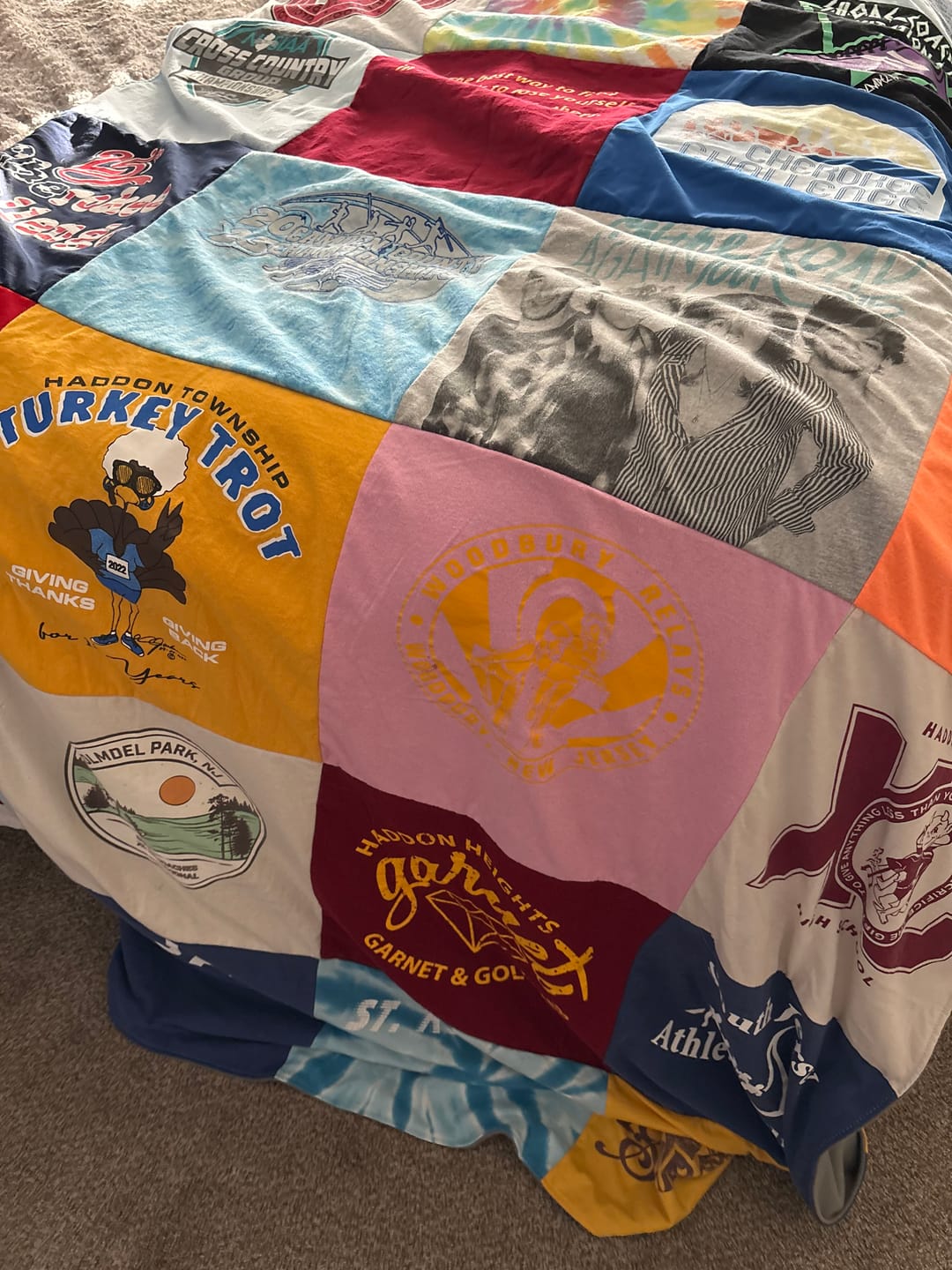 Customer photo review of Project Repat T-Shirt Quilt