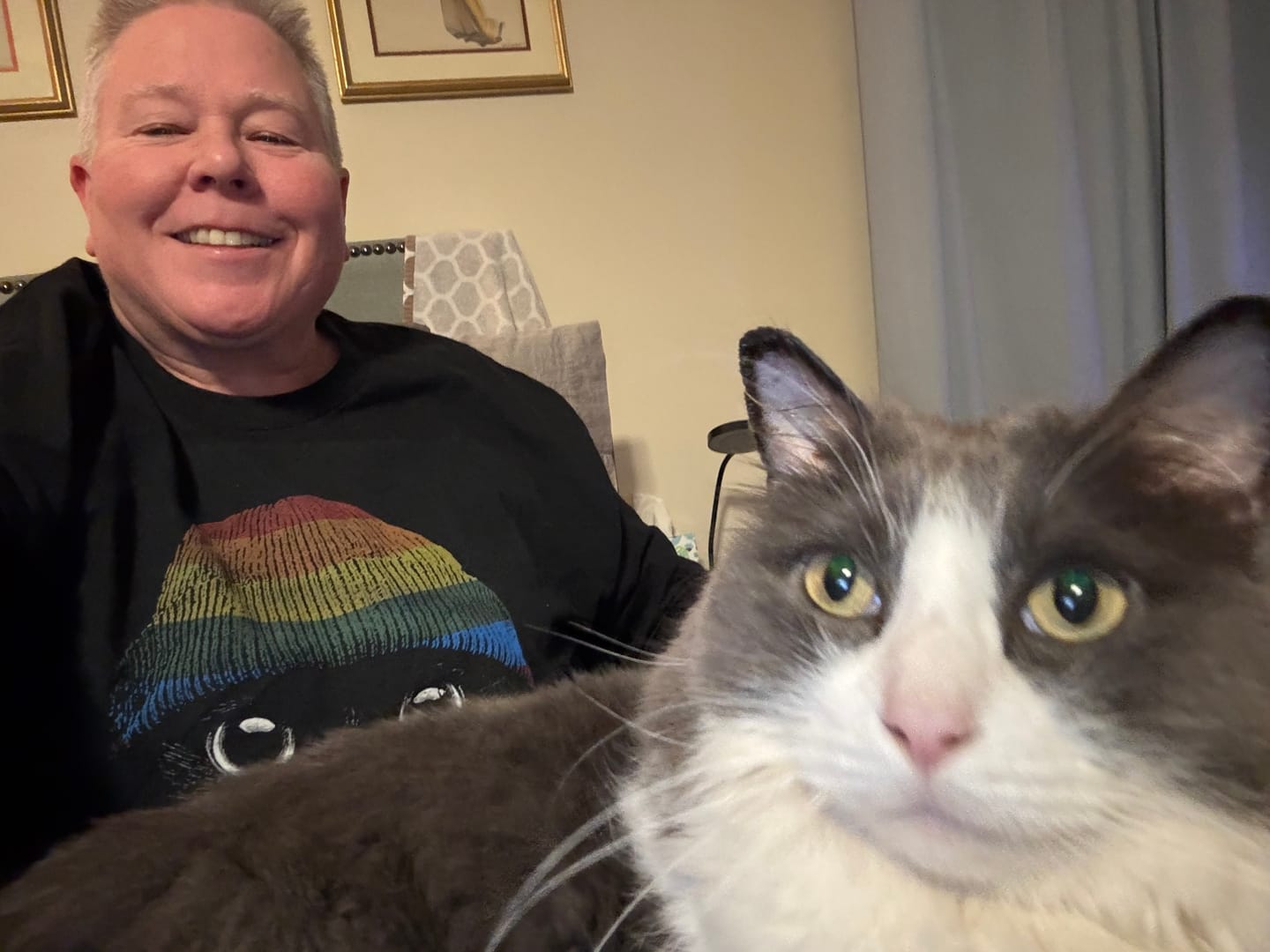 Customer photo review of Enough - Long Sleeve Tee