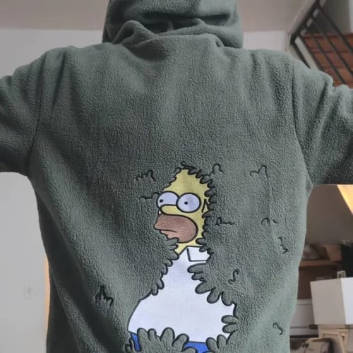 Customer photo review of Oversized Fit Teddy Unisex Hoodie