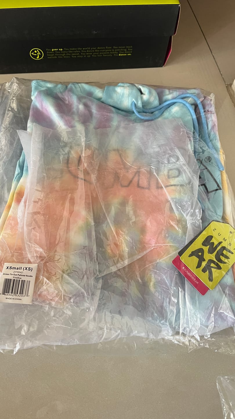 Customer photo review of Unisex Tie-Dye Pullover Hoodie