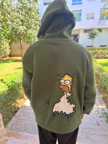Customer photo review of Oversized Fit Teddy Unisex Hoodie
