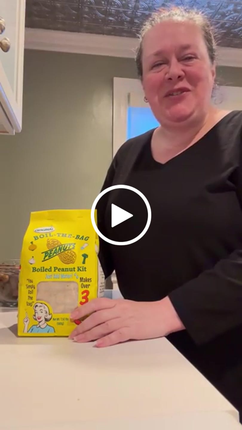 Customer video review of Boil-The-Bag Boiled Peanuts (2 Bags)