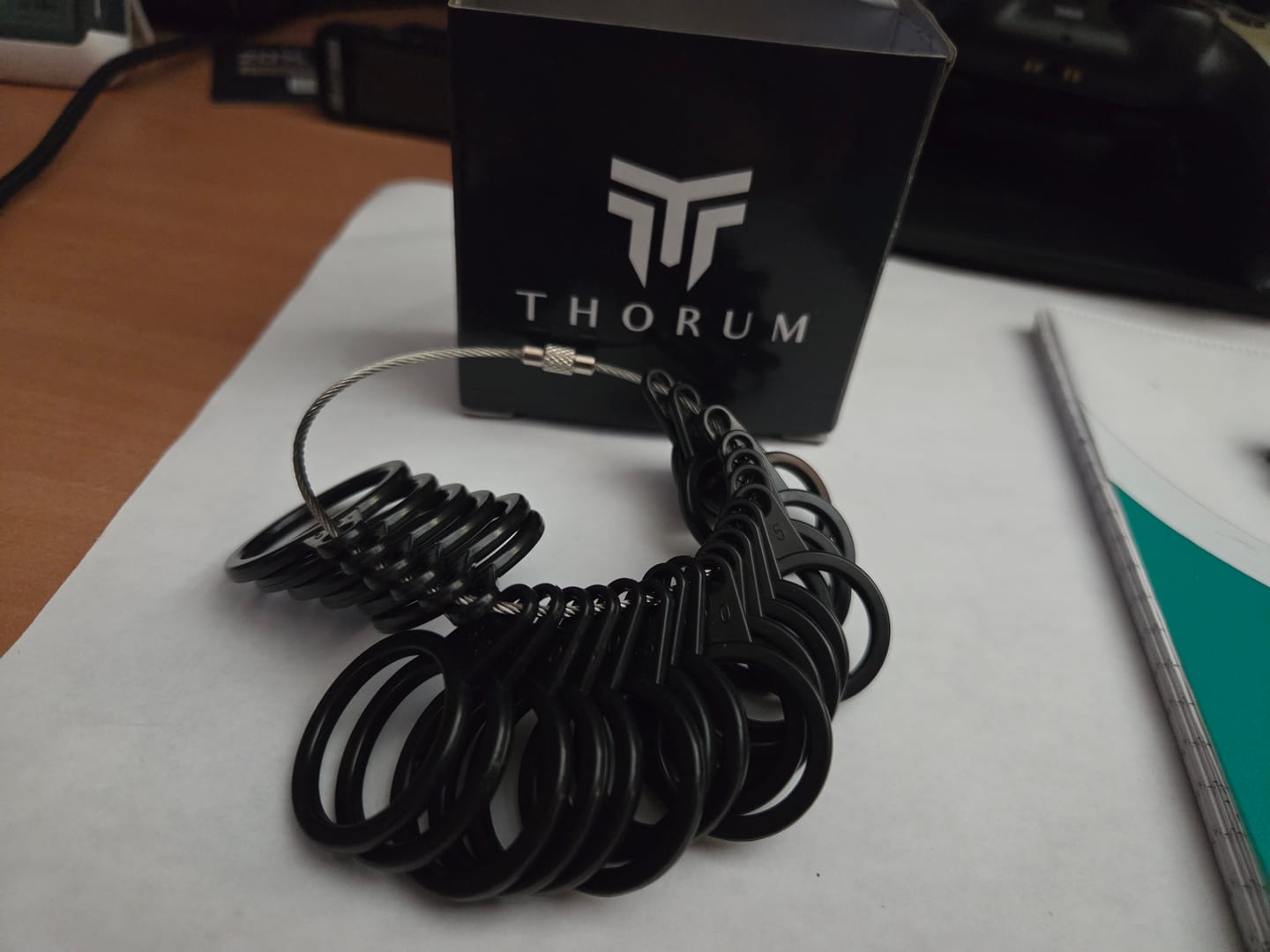 Customer photo review of Thorum Ring Sizer