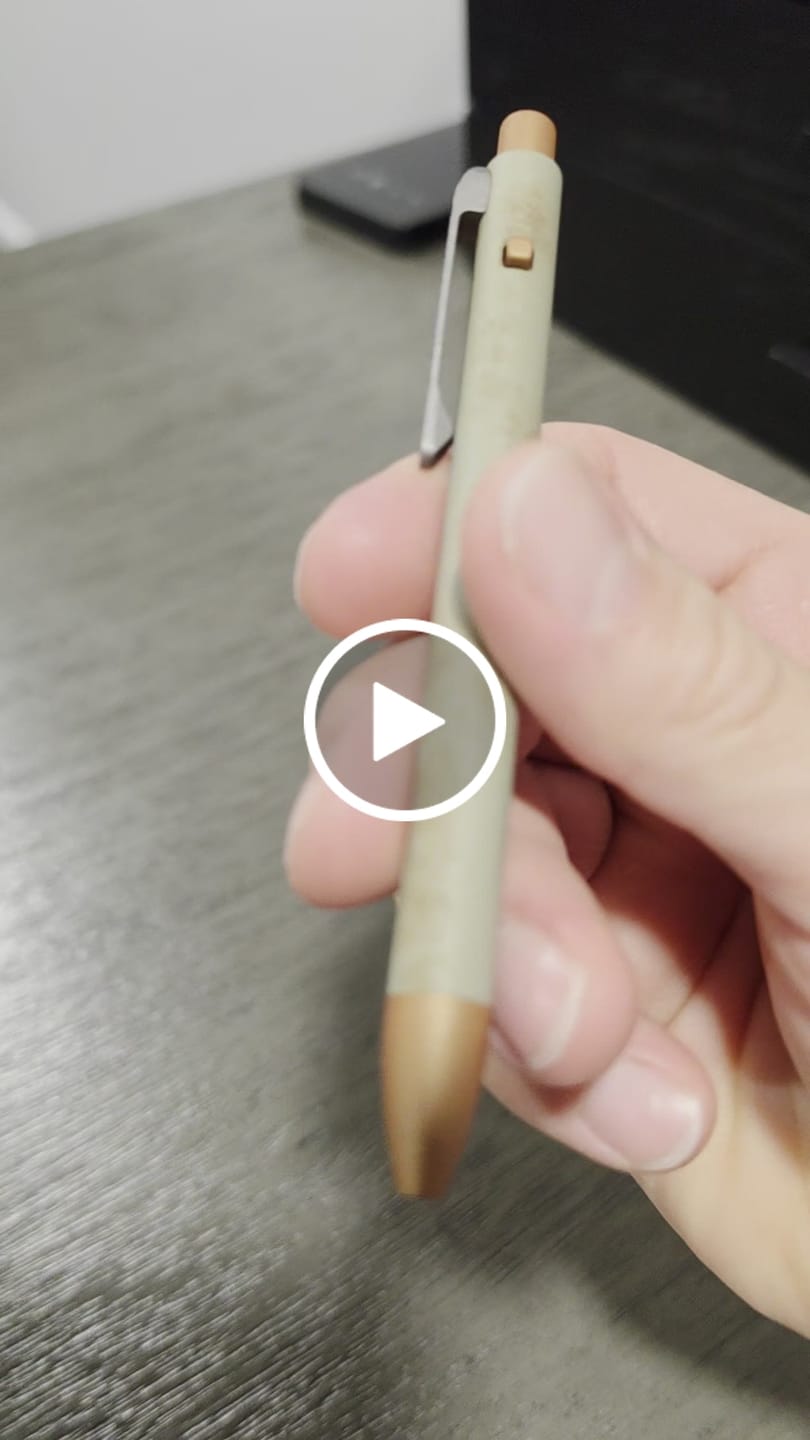 Customer video review of Tactile Turn Off Grid Side Click Pen – Short 5.1", Titanium, Sand Cerakote, Copper Accents – Seasonal Release – Made in USA