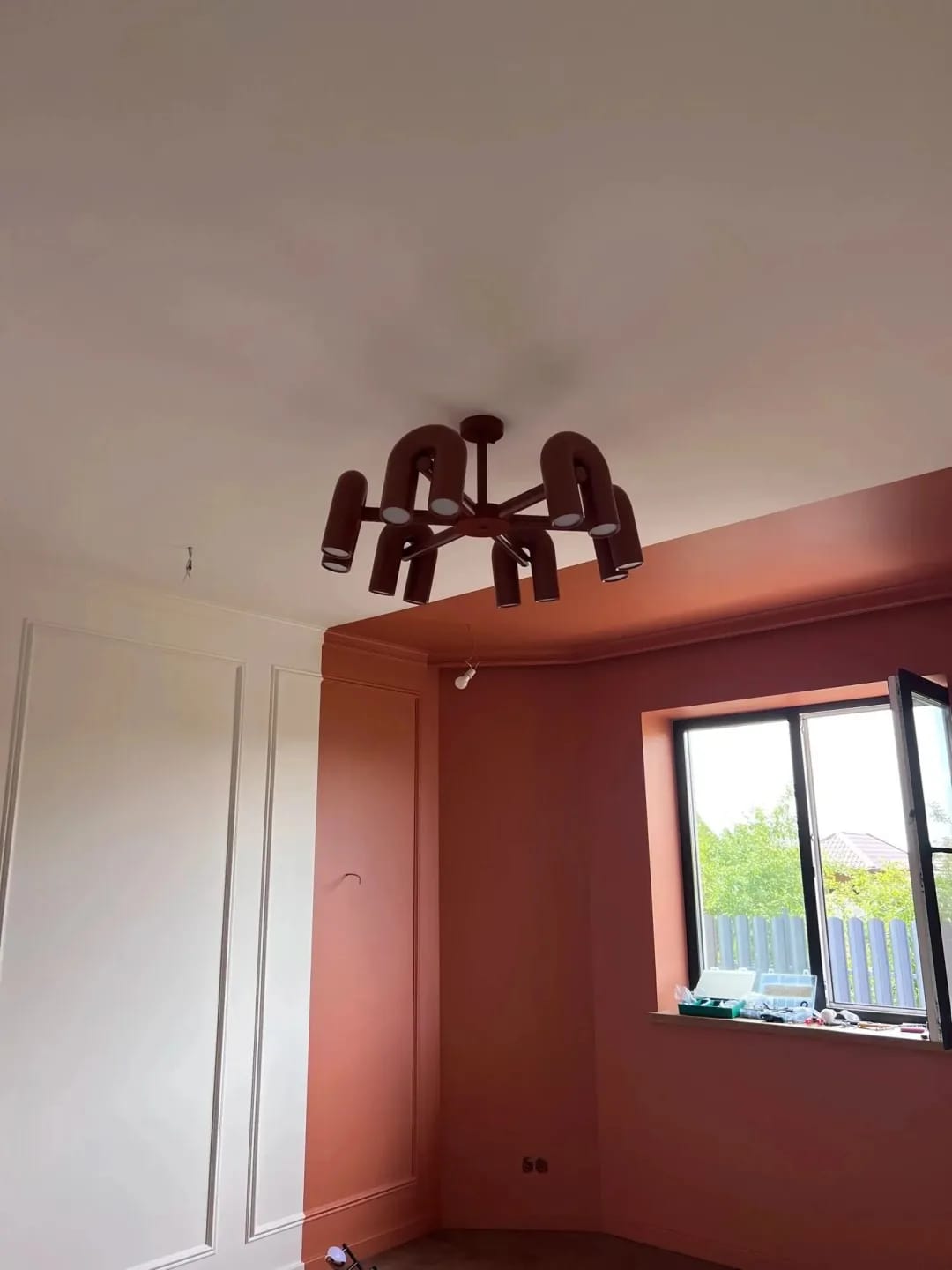 Customer photo review of U-Shaped Arch Chandelier, Integrated LED, 4 to 8 Heads, 60–100 cm