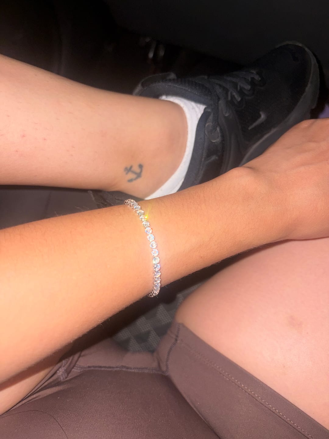 Customer photo review of Pulsera Junya Plata + Zirconia