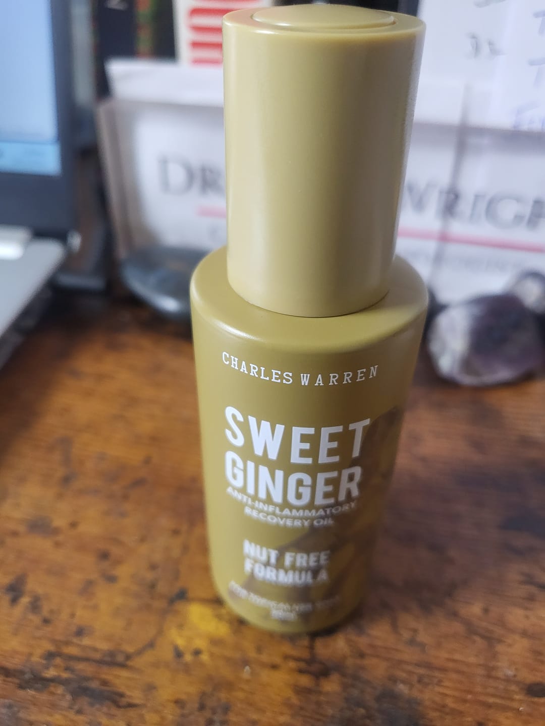 Customer photo review of [Nut-Free] Sweet Ginger Dry Oil for Sensitive Skin