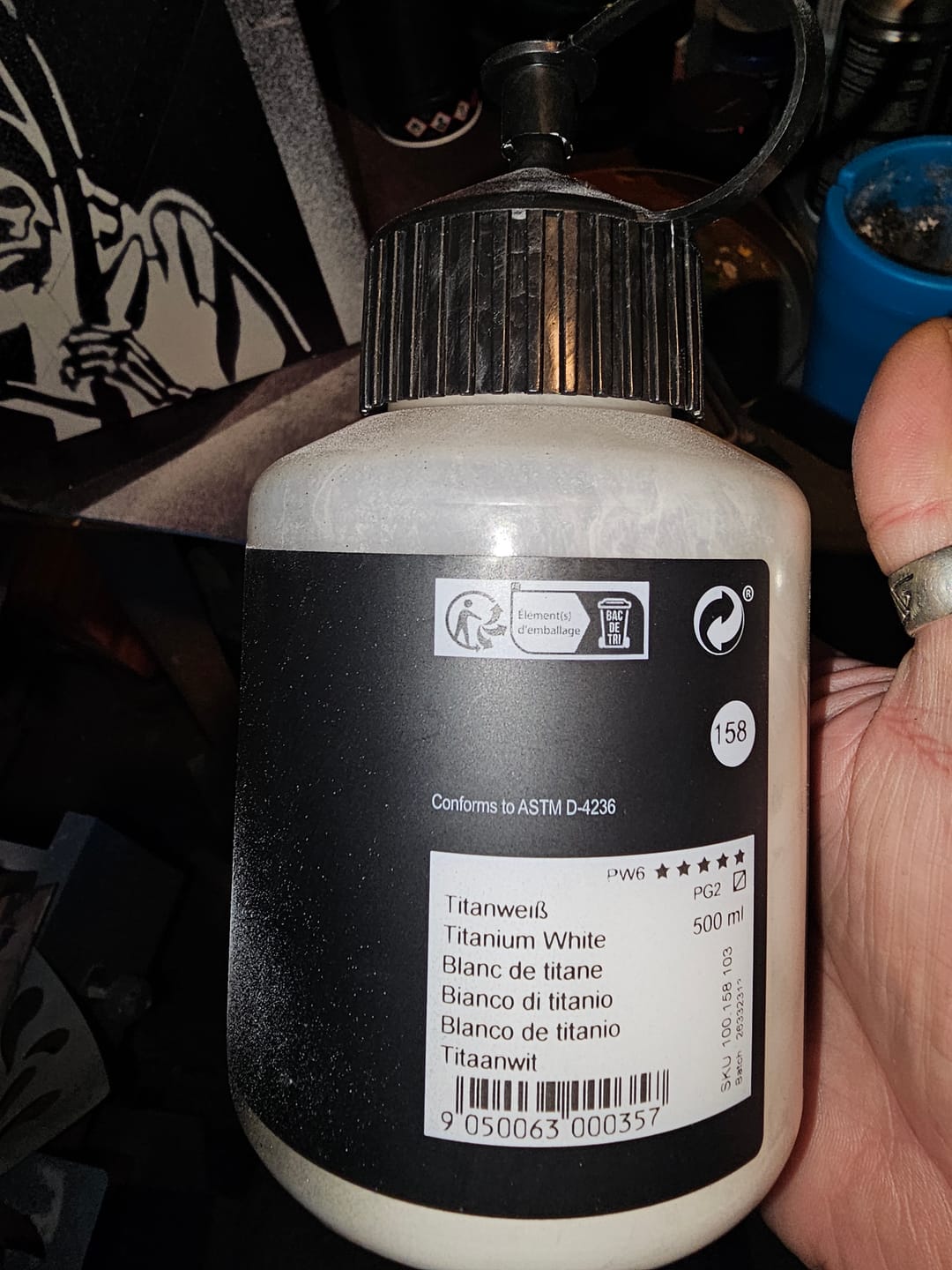 Customer photo review of Aquarylic Color - Titanweiß