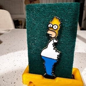 Customer photo review of Homer Sponge Holder