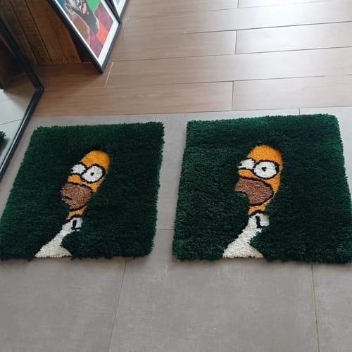 Customer photo review of Fluffy Tufted Homer Rug