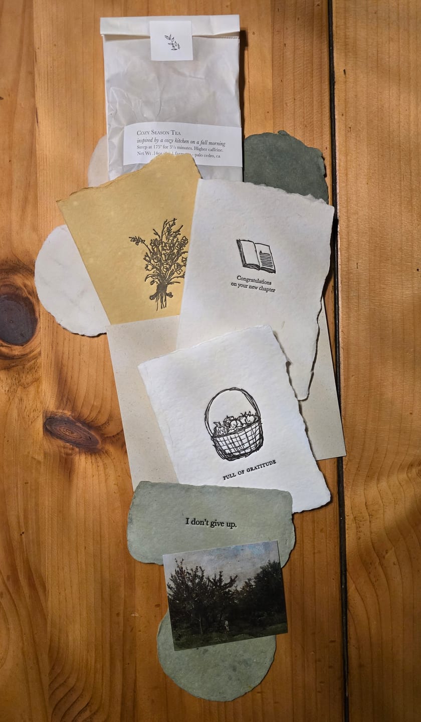 Customer photo review of Monthly Artisan Card Subscription