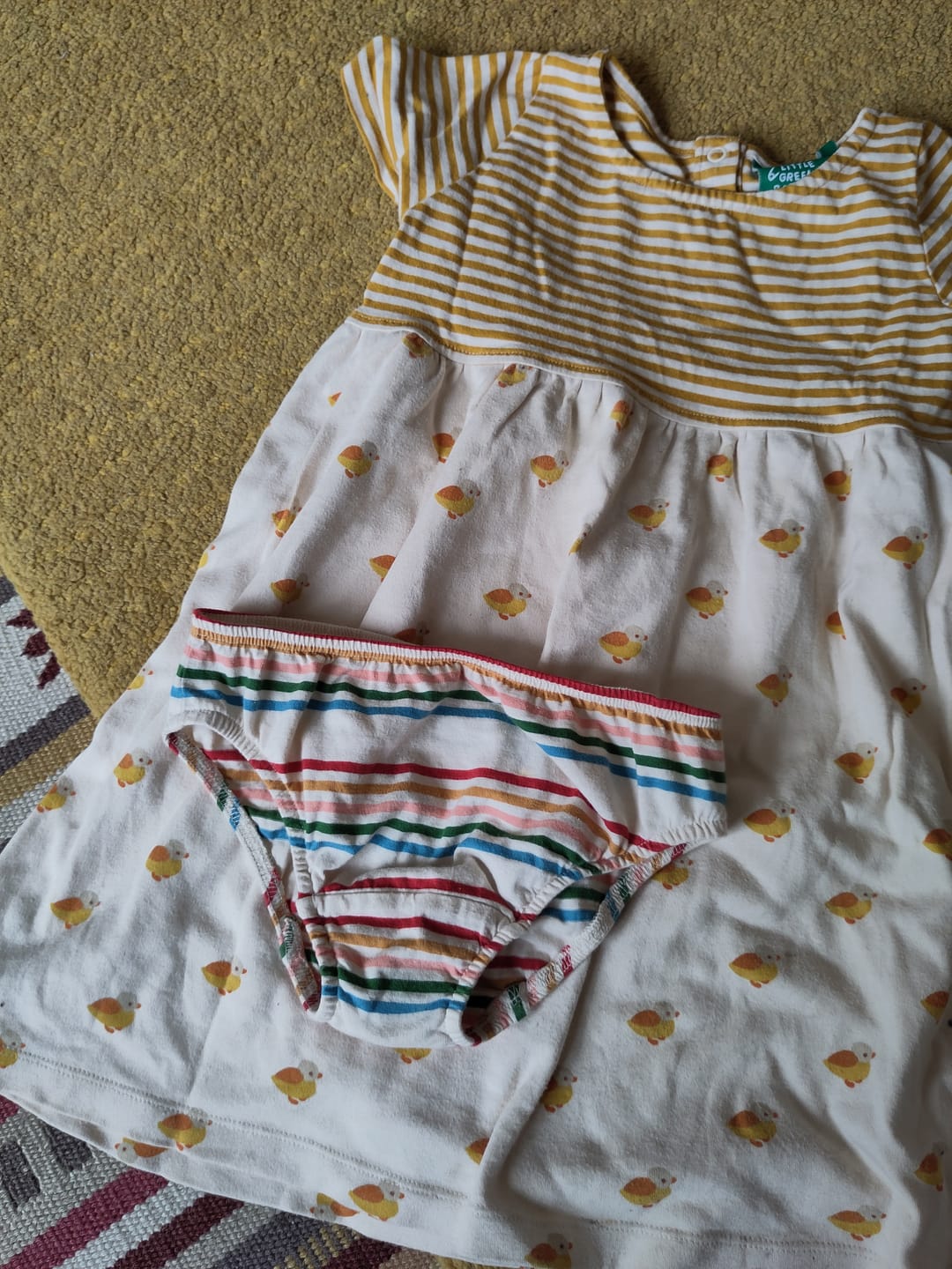 Customer photo review of Summer Pears Organic Underwear Set 3 Pack