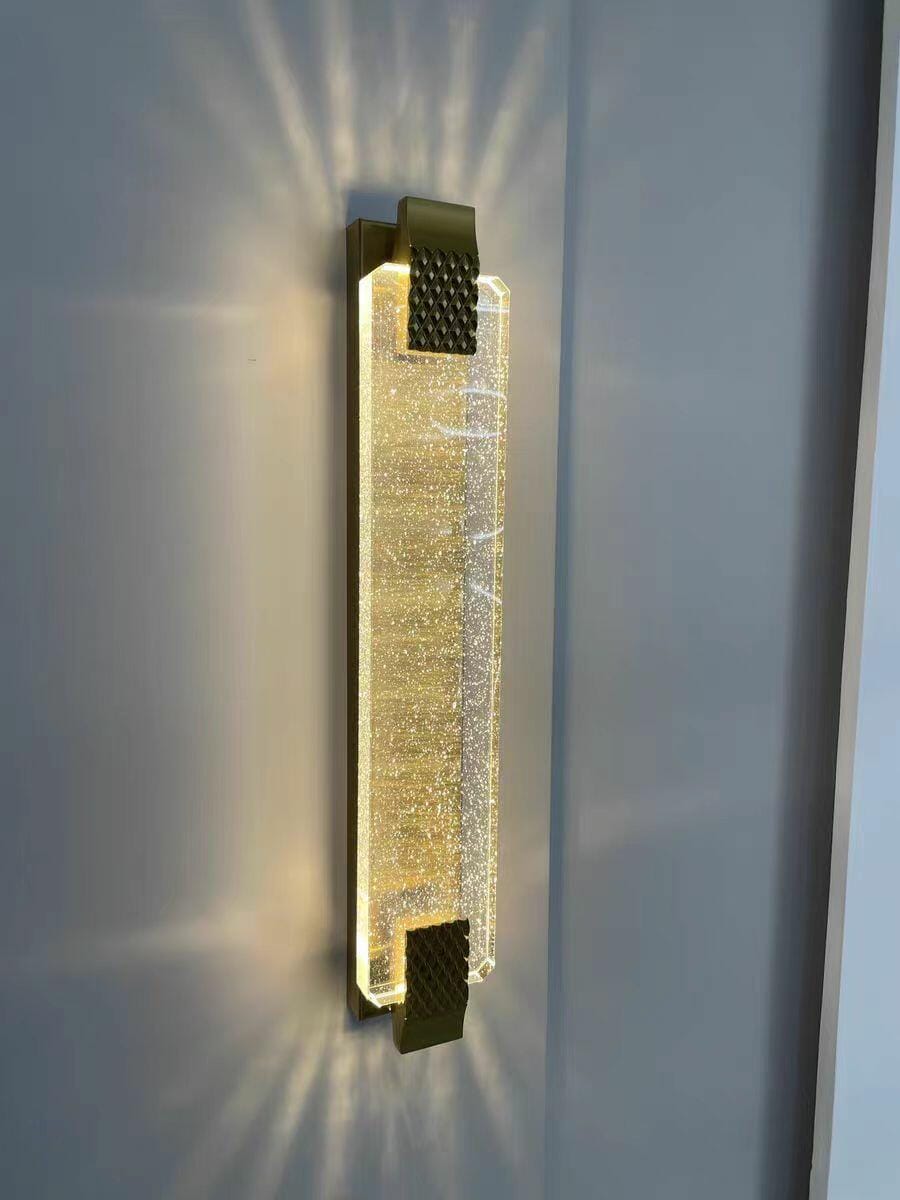 Customer photo review of Bubble Crystal Wall Light, Rose Gold Wall Sconce, Integrated LED