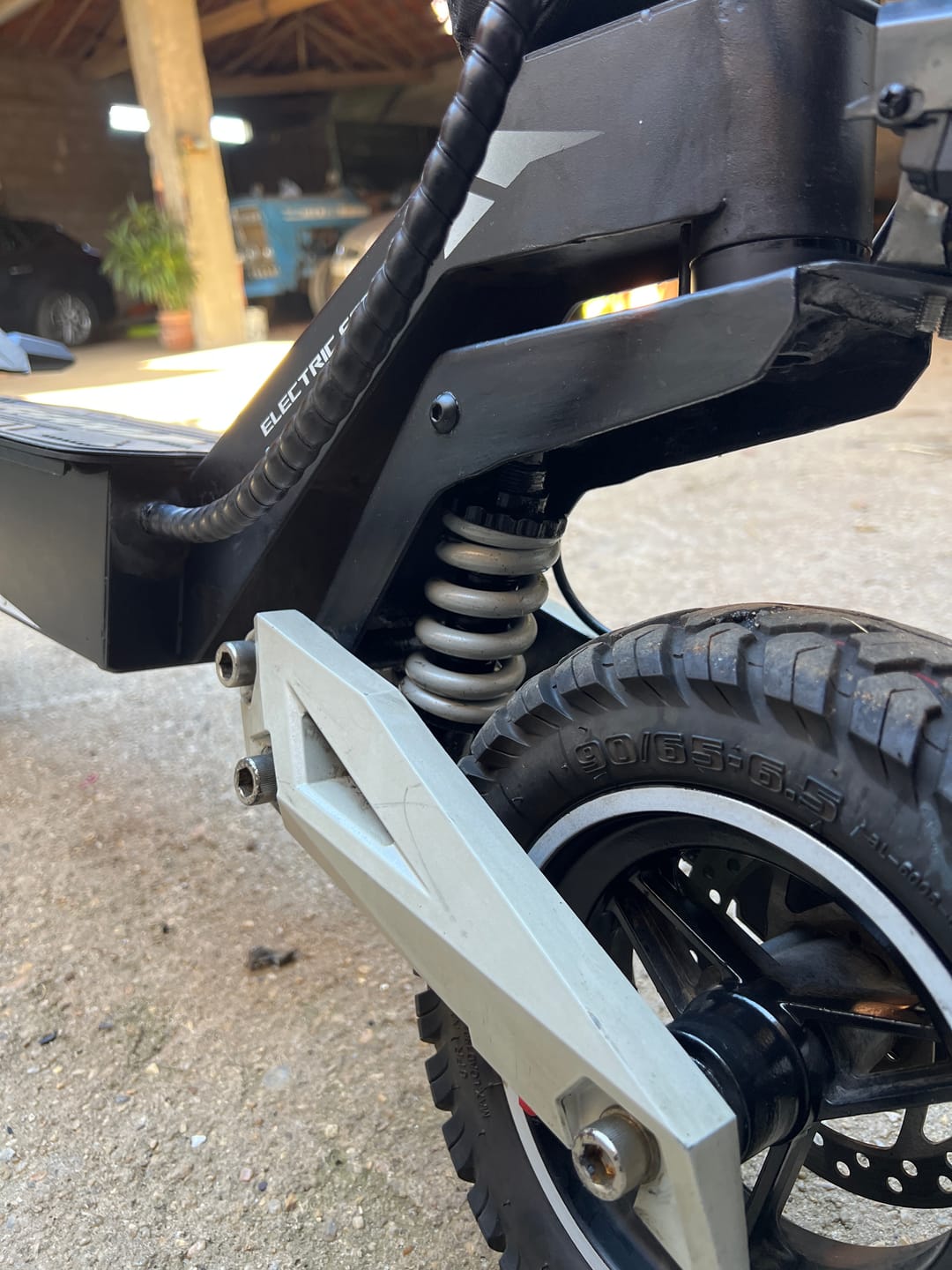 Customer photo review of T10 Front Shock Spring